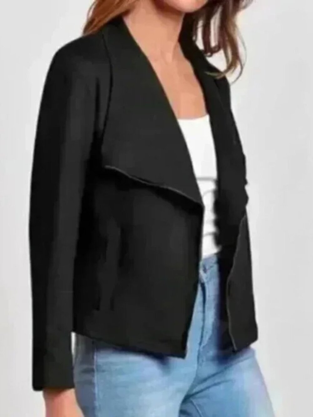 NEW Black Jacket Fall / Winter Fashion Style Moto Size XL Extra Large Coat